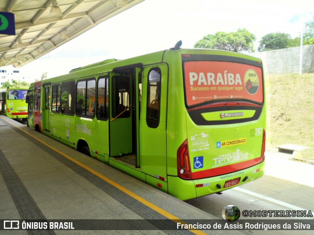 Viação Santana 02797 na cidade de Teresina, Piauí, Brasil, por Francisco de Assis Rodrigues da Silva. ID da foto: 6788913.