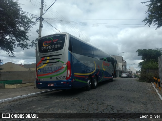 Mais Tur Turismo 1206 na cidade de Caruaru, Pernambuco, Brasil, por Leon Oliver. ID da foto: 6788986.