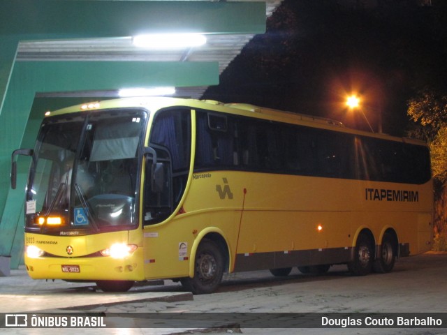 Viação Itapemirim 5023 na cidade de Caratinga, Minas Gerais, Brasil, por Douglas Couto Barbalho. ID da foto: 6789668.