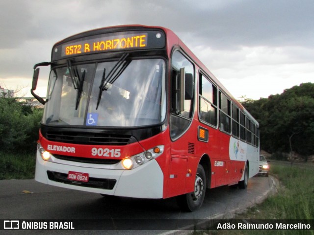 Saritur - Santa Rita Transporte Urbano e Rodoviário 90215 na cidade de Belo Horizonte, Minas Gerais, Brasil, por Adão Raimundo Marcelino. ID da foto: 6790569.