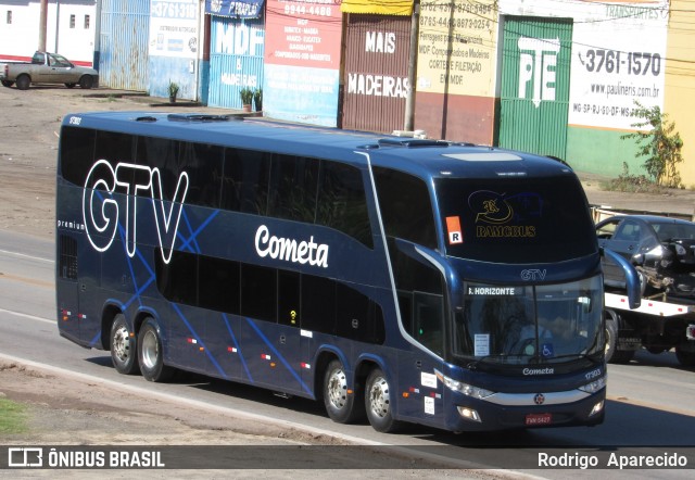 Viação Cometa 17303 na cidade de Conselheiro Lafaiete, Minas Gerais, Brasil, por Rodrigo  Aparecido. ID da foto: 6790136.