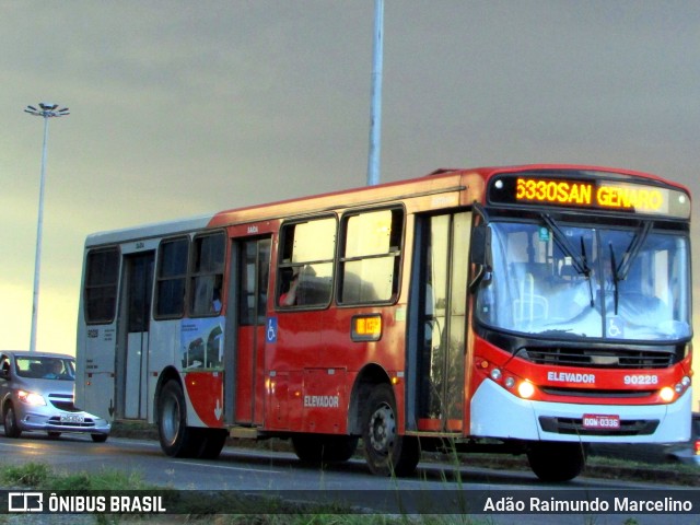 Saritur - Santa Rita Transporte Urbano e Rodoviário 90228 na cidade de Belo Horizonte, Minas Gerais, Brasil, por Adão Raimundo Marcelino. ID da foto: 6790584.