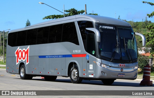 Auto Viação 1001 RJ 108.232 na cidade de Arraial do Cabo, Rio de Janeiro, Brasil, por Lucas Lima. Número da foto: #6789755.