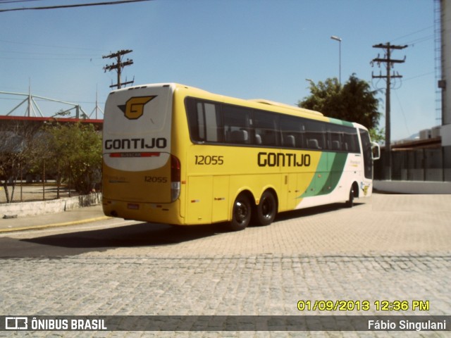 Empresa Gontijo de Transportes 12055 na cidade de Resende, Rio de Janeiro, Brasil, por Fábio Singulani. ID da foto: 6789597.