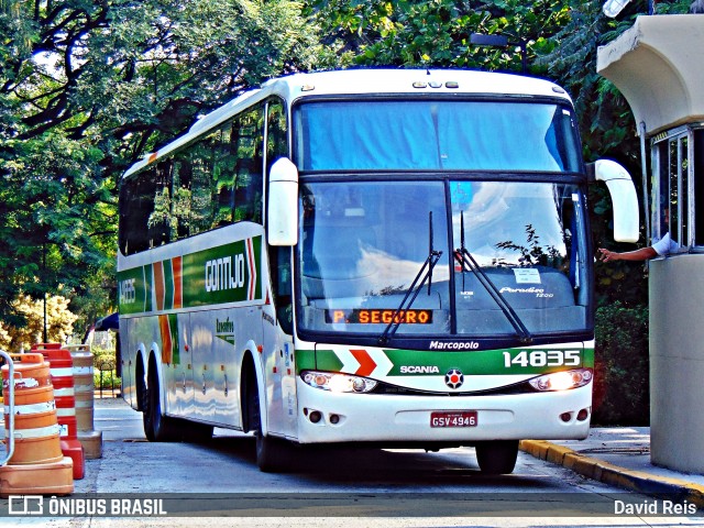 Empresa Gontijo de Transportes 14835 na cidade de São Paulo, São Paulo, Brasil, por David Reis. Número da foto: #6791242.