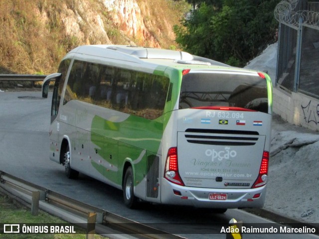 Opção Fretamento e Turismo RJ 632.094 na cidade de Belo Horizonte, Minas Gerais, Brasil, por Adão Raimundo Marcelino. ID da foto: 6792131.