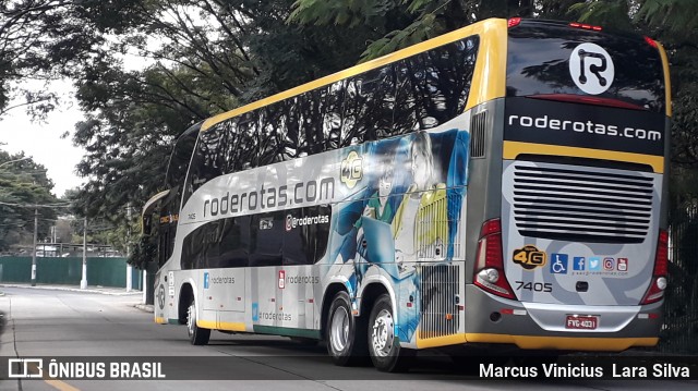 RodeRotas - Rotas de Viação do Triângulo 7405 na cidade de São Paulo, São Paulo, Brasil, por Marcus Vinicius Lara Silva. ID da foto: 6793590.