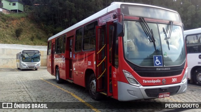 Viação Dedo de Deus 301 na cidade de Teresópolis, Rio de Janeiro, Brasil, por PEDRO COUTO. ID da foto: 6793416.