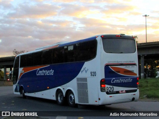 Centroeste Turismo 920 na cidade de Belo Horizonte, Minas Gerais, Brasil, por Adão Raimundo Marcelino. ID da foto: 6795237.