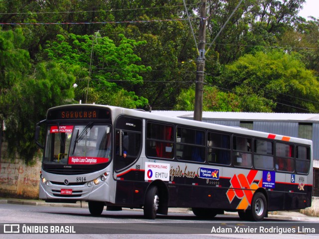 Rápido Campinas 8914 na cidade de São Roque, São Paulo, Brasil, por Adam Xavier Rodrigues Lima. ID da foto: 6793669.