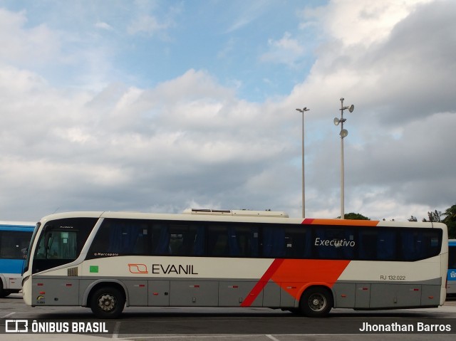 Evanil Transportes e Turismo RJ 132.022 na cidade de Rio de Janeiro, Rio de Janeiro, Brasil, por Jhonathan Barros. ID da foto: 6793666.