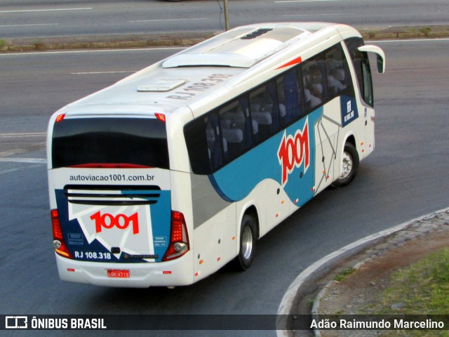 Auto Viação 1001 RJ 108.318 na cidade de Belo Horizonte, Minas Gerais, Brasil, por Adão Raimundo Marcelino. ID da foto: 6794998.