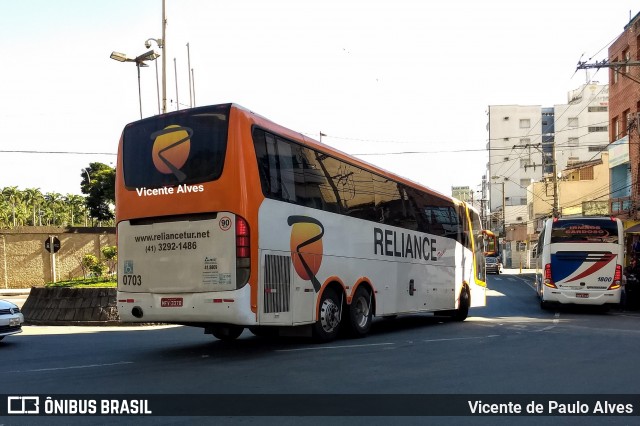 Reliance Transportes 0703 na cidade de Aparecida, São Paulo, Brasil, por Vicente de Paulo Alves. ID da foto: 6793026.