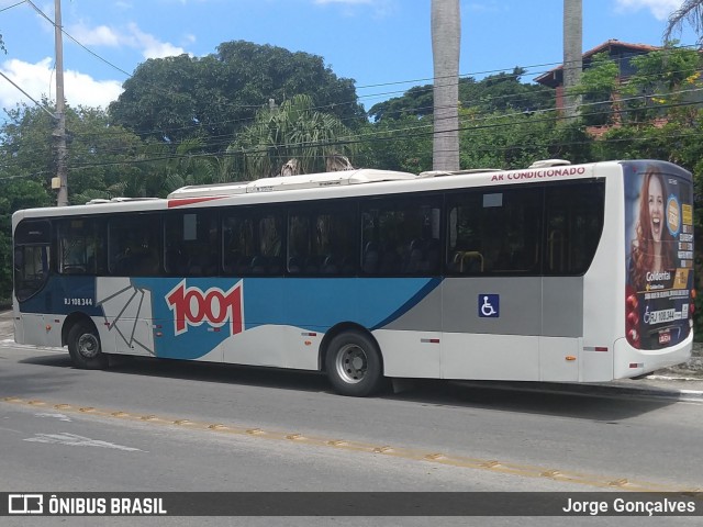 Auto Viação 1001 RJ 108.344 na cidade de Saquarema, Rio de Janeiro, Brasil, por Jorge Gonçalves. Número da foto: #6793864.