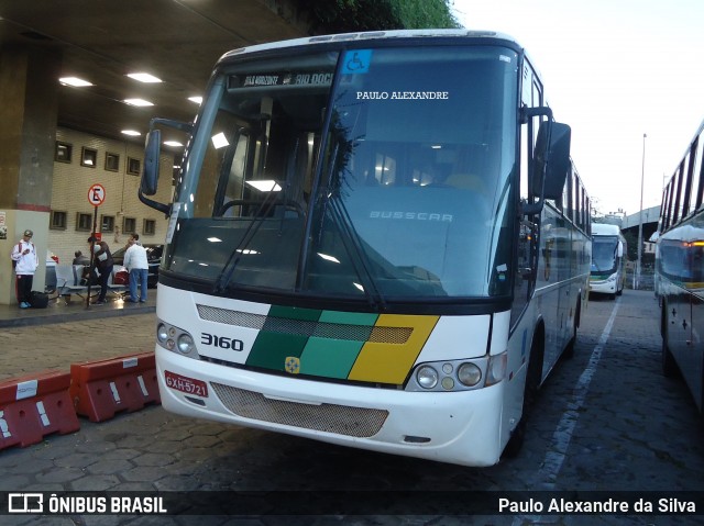 Empresa Gontijo de Transportes 3160 na cidade de Belo Horizonte, Minas Gerais, Brasil, por Paulo Alexandre da Silva. ID da foto: 6850222.