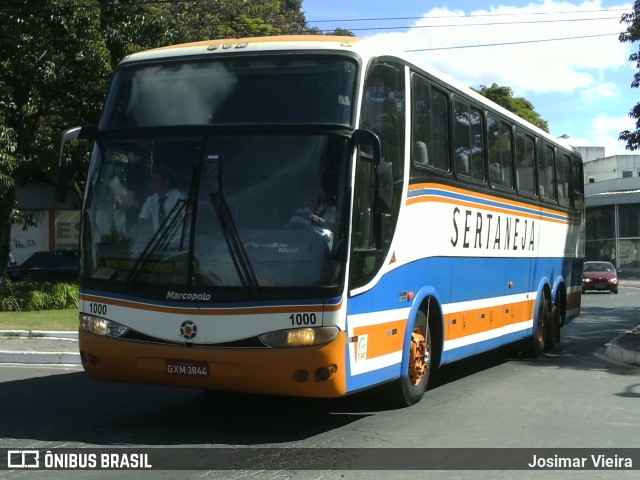 Viação Sertaneja 1000 na cidade de Curvelo, Minas Gerais, Brasil, por Josimar Vieira. ID da foto: 6851427.