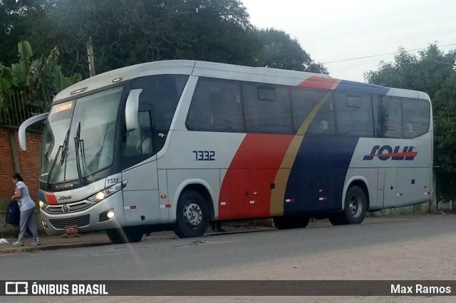SOUL - Sociedade de Ônibus União Ltda. 7332 na cidade de Alvorada, Rio Grande do Sul, Brasil, por Max Ramos. Número da foto: #6851008.