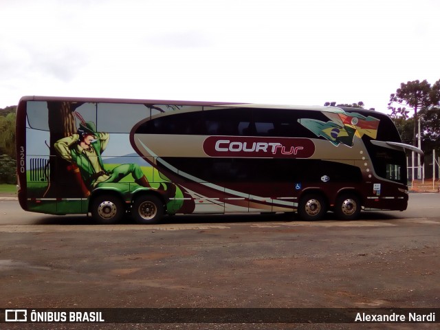 Court Tur - Court Transporte e Turismo 3200 na cidade de Piratuba, Santa Catarina, Brasil, por Alexandre Rodrigo. Número da foto: #6851041.