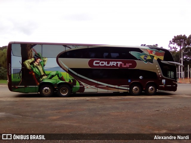 Court Tur - Court Transporte e Turismo 3200 na cidade de Piratuba, Santa Catarina, Brasil, por Alexandre Rodrigo. ID da foto: 6851041.