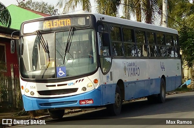 Empresa de Transporte Coletivo Viamão 554 na cidade de Viamão, Rio Grande do Sul, Brasil, por Max Ramos. ID da foto: 6851103.