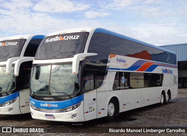 VUSC - Viação União Santa Cruz 4210 na cidade de Santa Cruz do Sul, Rio Grande do Sul, Brasil, por Ricardo Manoel Limberger Carvalho. Número da foto: #6851691.
