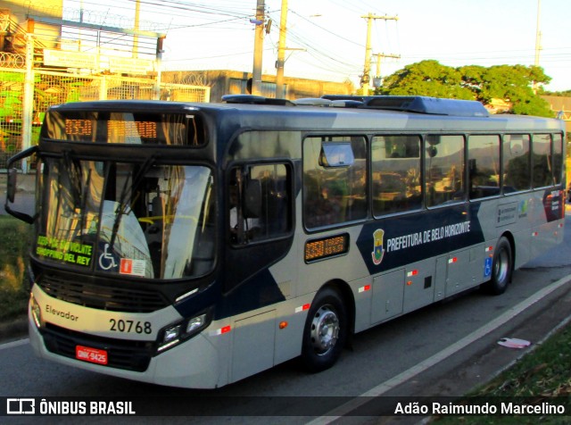 SM Transportes 20768 na cidade de Belo Horizonte, Minas Gerais, Brasil, por Adão Raimundo Marcelino. Número da foto: #6851390.