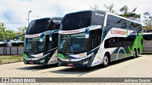 Expresso Transporte e Turismo Ltda. 3050 na cidade de Aparecida, São Paulo, Brasil, por Adriano Duarte. Número da foto: #6849914.