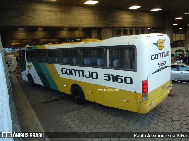 Empresa Gontijo de Transportes 3160 na cidade de Belo Horizonte, Minas Gerais, Brasil, por Paulo Alexandre da Silva. ID da foto: 6850225.