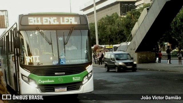 Caprichosa Auto Ônibus B27008 na cidade de Rio de Janeiro, Rio de Janeiro, Brasil, por João Victor Damião. ID da foto: 6851198.