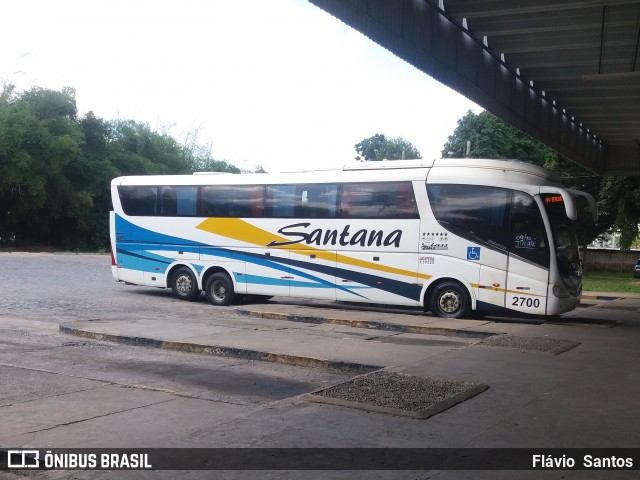 Empresas de Transportes Santana e São Paulo 2700 na cidade de Cruz das Almas, Bahia, Brasil, por Flávio  Santos. Número da foto: #6850252.