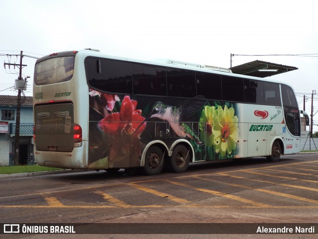 Eucatur - Empresa União Cascavel de Transportes e Turismo 4203 na cidade de Cascavel, Paraná, Brasil, por Alexandre Rodrigo. ID da foto: 6849347.