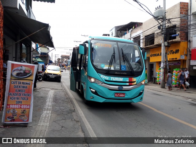 Turim Transportes e Serviços 8242 na cidade de Salvador, Bahia, Brasil, por Matheus Zeferino. ID da foto: 6850438.