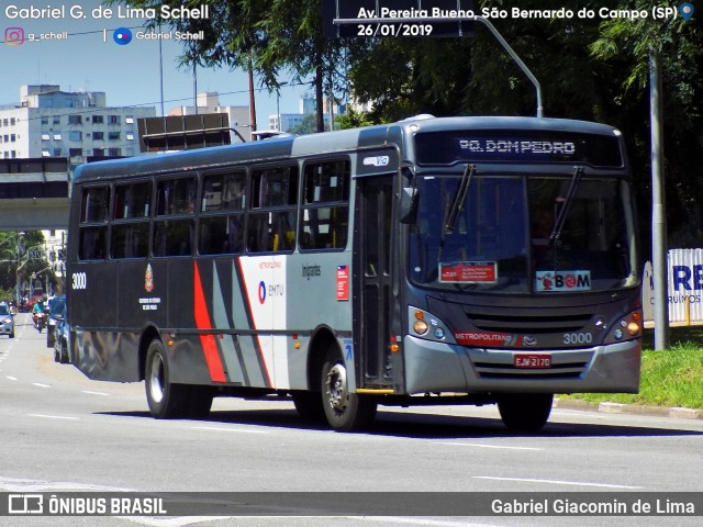 Viação Imigrantes 3000 na cidade de São Bernardo do Campo, São Paulo, Brasil, por Gabriel Giacomin de Lima. ID da foto: 6851341.