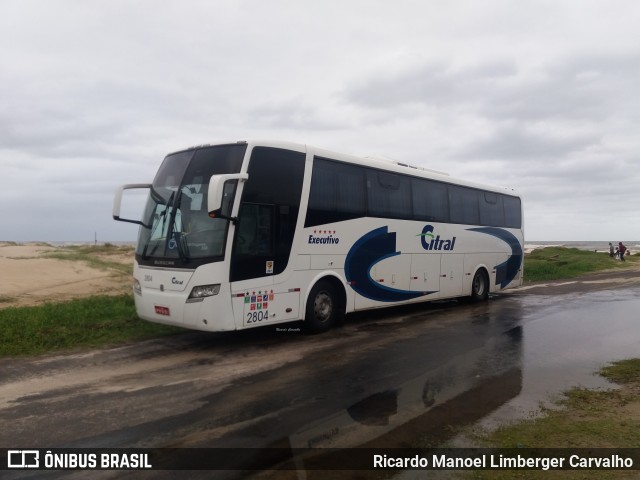 Citral Transporte e Turismo 2804 na cidade de Capão da Canoa, Rio Grande do Sul, Brasil, por Ricardo Manoel Limberger Carvalho. Número da foto: #6874055.