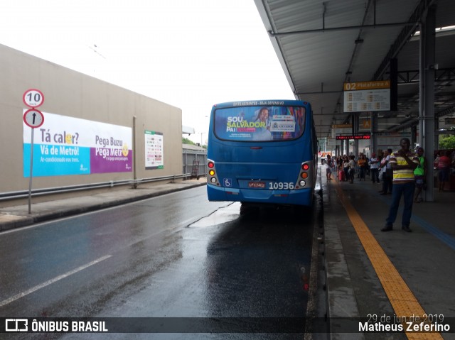 Concessionária Salvador Norte - CSN Transportes 10936 na cidade de Salvador, Bahia, Brasil, por Matheus Zeferino. Número da foto: #6874134.