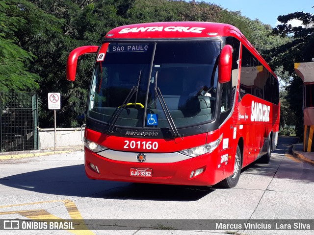Viação Santa Cruz 201160 na cidade de São Paulo, São Paulo, Brasil, por Marcus Vinicius Lara Silva. Número da foto: #6873864.