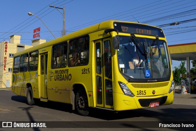 Pruden Express 1815 na cidade de Presidente Prudente, São Paulo, Brasil, por Francisco Ivano. ID da foto: 6872000.