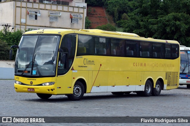 Viação Itapemirim 8705 na cidade de Teófilo Otoni, Minas Gerais, Brasil, por Flavio Rodrigues Silva. ID da foto: 6872142.