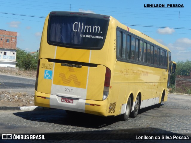 Viação Itapemirim 9015 na cidade de Caruaru, Pernambuco, Brasil, por Lenilson da Silva Pessoa. ID da foto: 6872865.