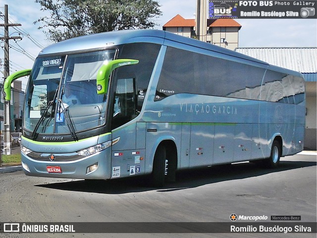 Viação Garcia 8385 na cidade de Rolândia, Paraná, Brasil, por Romílio Busólogo Silva . ID da foto: 6873583.