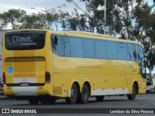 Viação Itapemirim 8647 na cidade de Caruaru, Pernambuco, Brasil, por Lenilson da Silva Pessoa. ID da foto: 6876507.