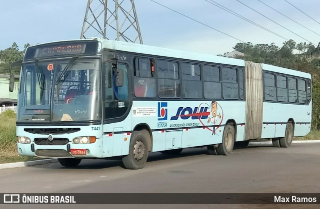 SOUL - Sociedade de Ônibus União Ltda. 7441 na cidade de Alvorada, Rio Grande do Sul, Brasil, por Max Ramos. Número da foto: #6875502.