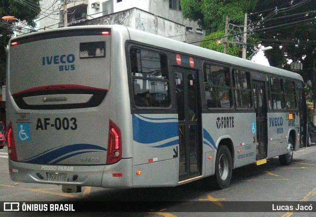 Viação Forte AF-003 na cidade de Belém, Pará, Brasil, por Lucas Jacó. Número da foto: #6875595.