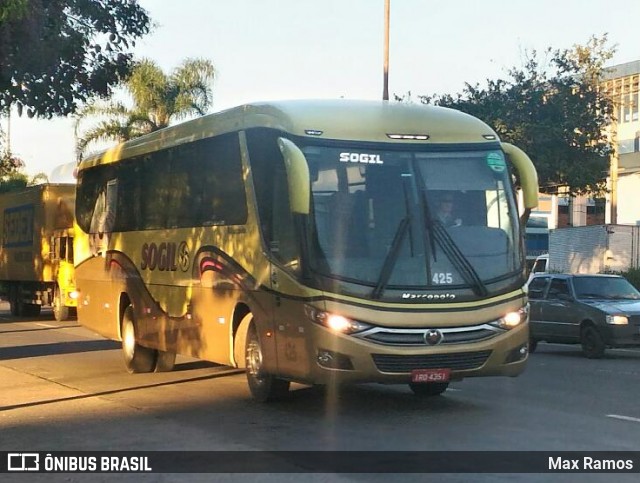 SOGIL - Sociedade de Ônibus Gigante Ltda. 425 na cidade de Canoas, Rio Grande do Sul, Brasil, por Max Ramos. ID da foto: 6874617.