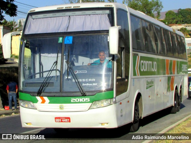 Empresa Gontijo de Transportes 20105 na cidade de Belo Horizonte, Minas Gerais, Brasil, por Adão Raimundo Marcelino. ID da foto: 6876491.