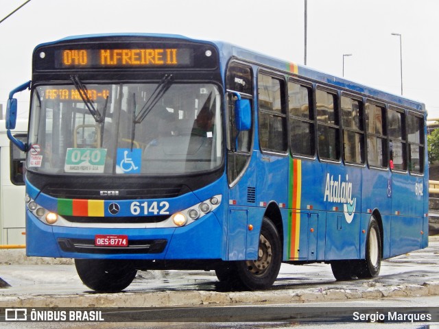 Viação Atalaia Transportes 6142 na cidade de Aracaju, Sergipe, Brasil, por Sergio Marques . Número da foto: #6875827.