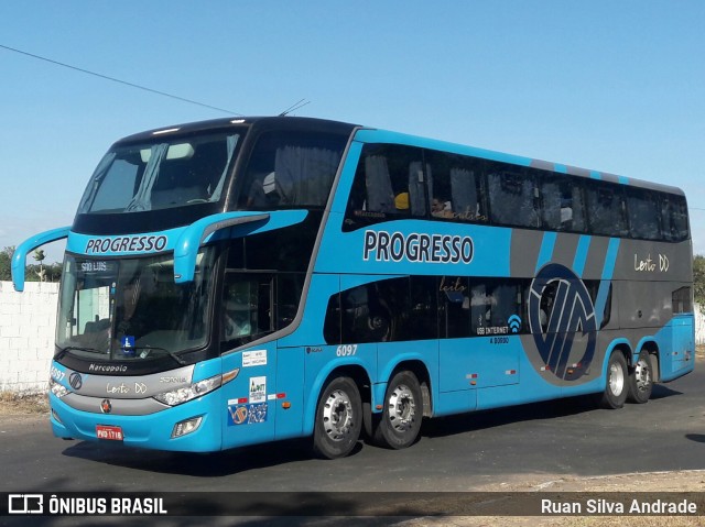 Auto Viação Progresso 6097 na cidade de Teresina, Piauí, Brasil, por Ruan Silva Andrade. ID da foto: 6874783.