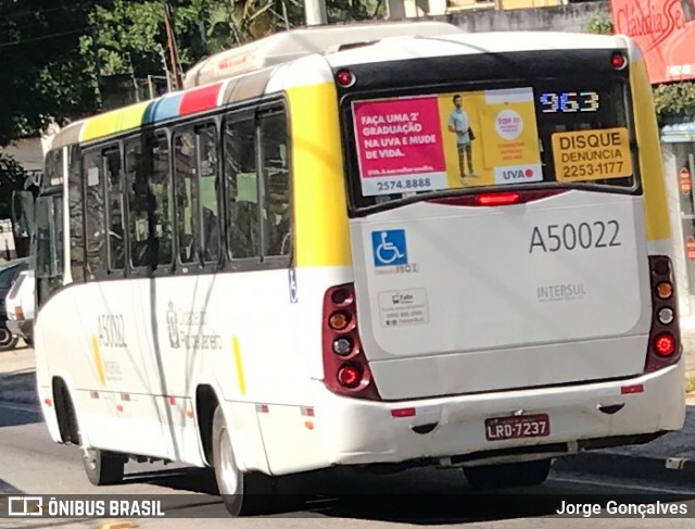 Tijuquinha - Auto Viação Tijuca A50022 na cidade de Rio de Janeiro, Rio de Janeiro, Brasil, por Jorge Gonçalves. Número da foto: #6874914.