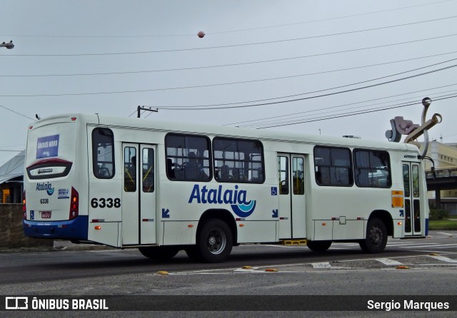 Viação Atalaia Transportes 6338 na cidade de Aracaju, Sergipe, Brasil, por Sergio Marques . ID da foto: 6875566.