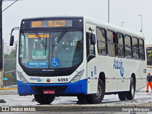 Viação Atalaia Transportes 6355 na cidade de Aracaju, Sergipe, Brasil, por Sergio Marques . ID da foto: 6875844.